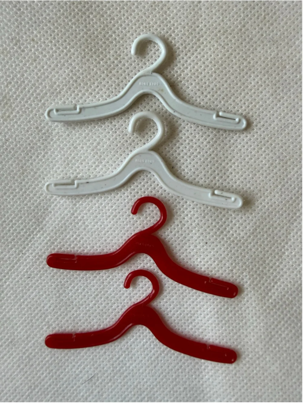 Vintage Lot of 9 Barbie - Clone -Doll Hangers accessories Plastic Hong Kong